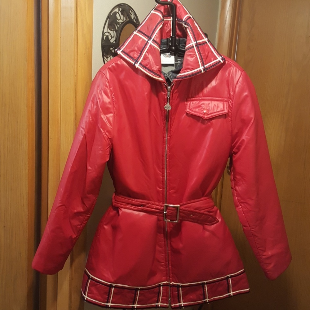 "Aspen" Red Ski Coat
